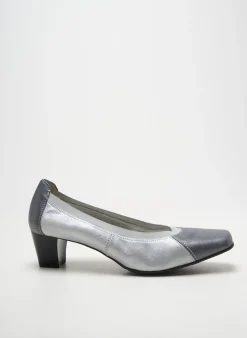 Escarpins Pedi Girl Argent Talon De 4 À 6cm