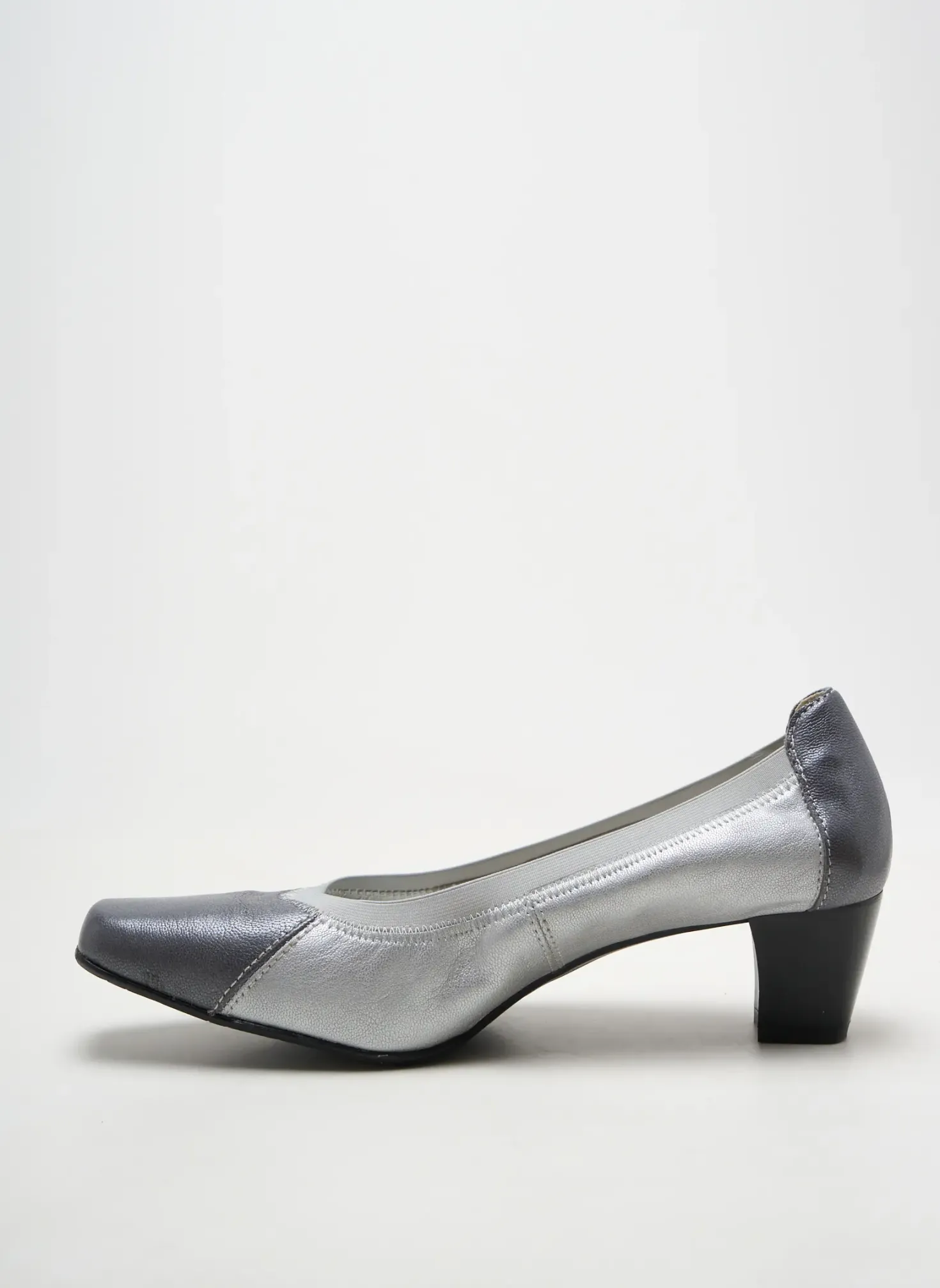 Escarpins Pedi Girl Argent Talon De 4 À 6cm