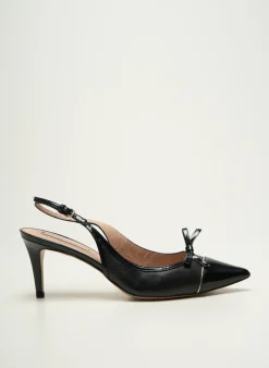Escarpins Pura Lopez Noir Talon De 7 À 9cm