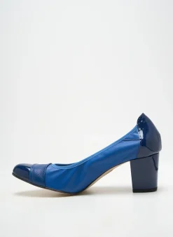 Escarpins Rebelles Bleu Talon De 4 À 6cm
