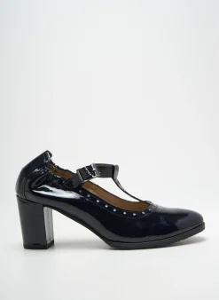 Escarpins Santafe Noir Talon De 7 À 9cm