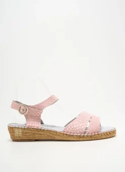 Espadrilles Bruma Rose Talon Plat Jusqu'à 3cm