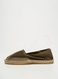 Espadrilles Cala 1789 Vert Talon Plat Jusqu'à 3cm