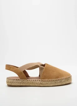 Espadrilles Carmen Saiz Marron Talon Plat Jusqu'à 3cm