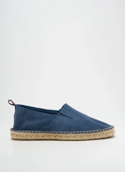 Espadrilles Cocktail Bleu Bout Rond