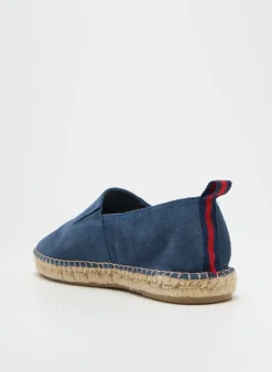 Espadrilles Cocktail Bleu Bout Rond