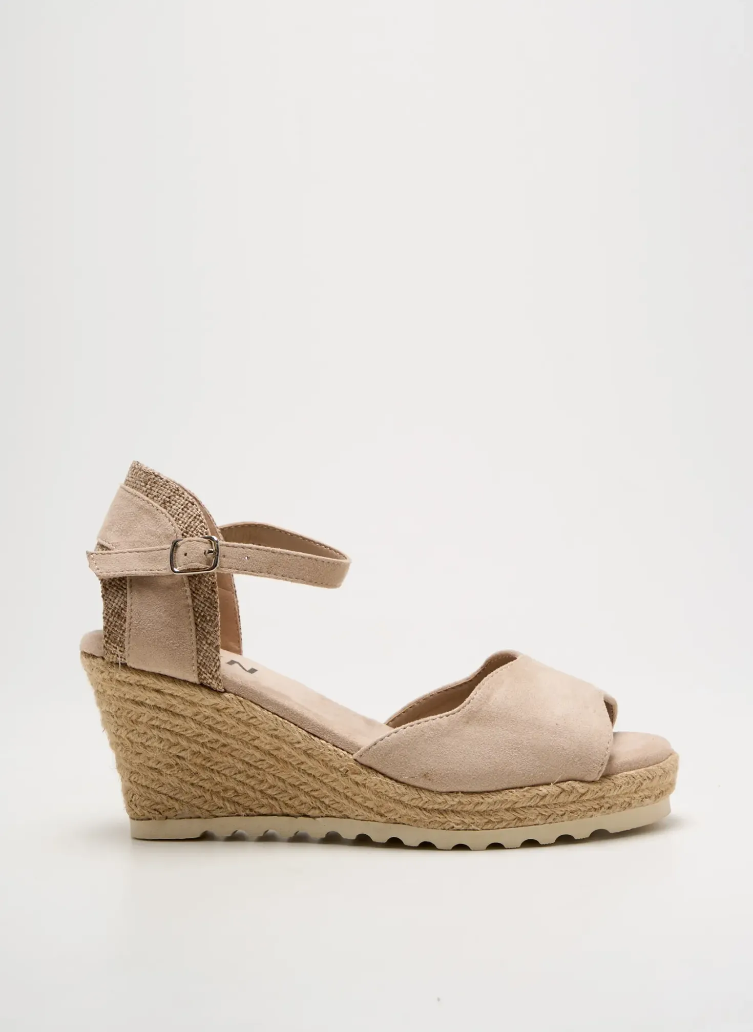 Espadrilles Elue Par Nous Beige Talon De 4 À 6cm