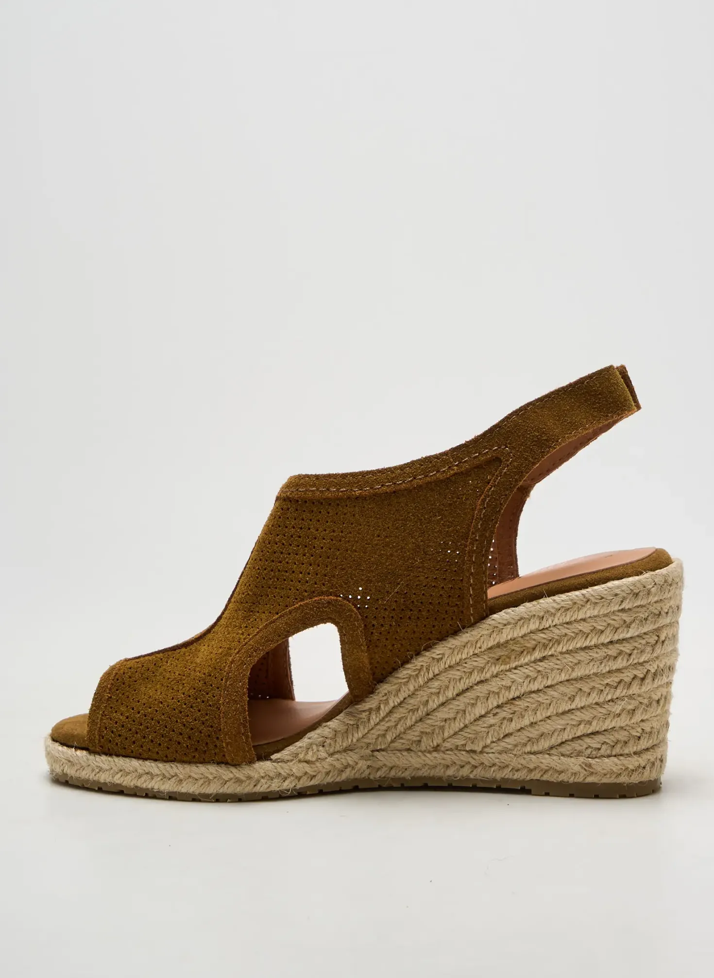 Espadrilles Emilie Karston Marron Talon De 7 À 9cm