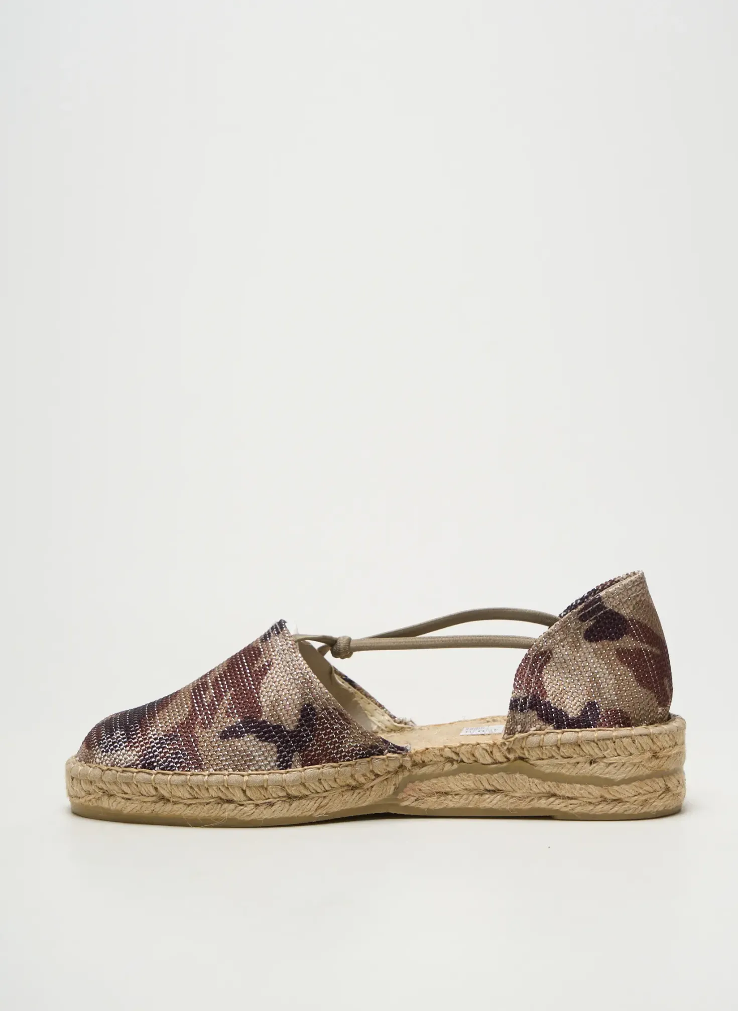 Espadrilles Emma Beige Talon Plat Jusqu'à 3cm