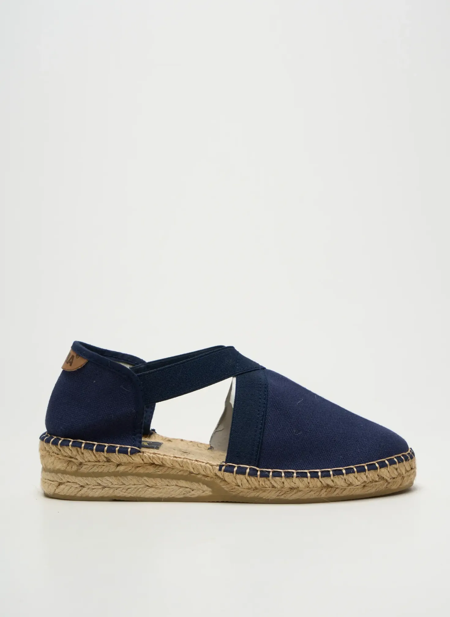 Espadrilles Emma Bleu Talon Plat Jusqu'à 3cm