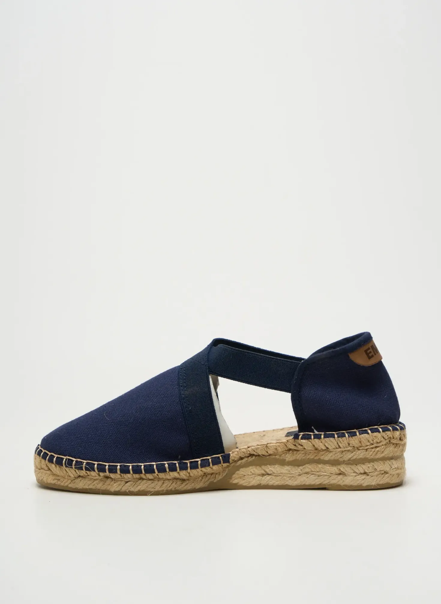 Espadrilles Emma Bleu Talon Plat Jusqu'à 3cm