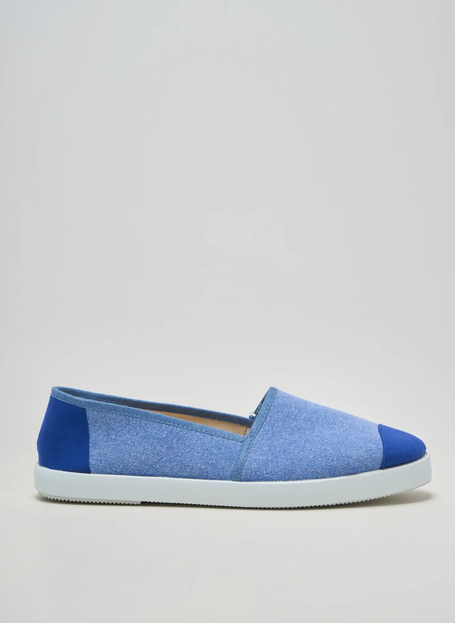 Espadrilles Heine Bleu Talon Plat Jusqu'à 3cm