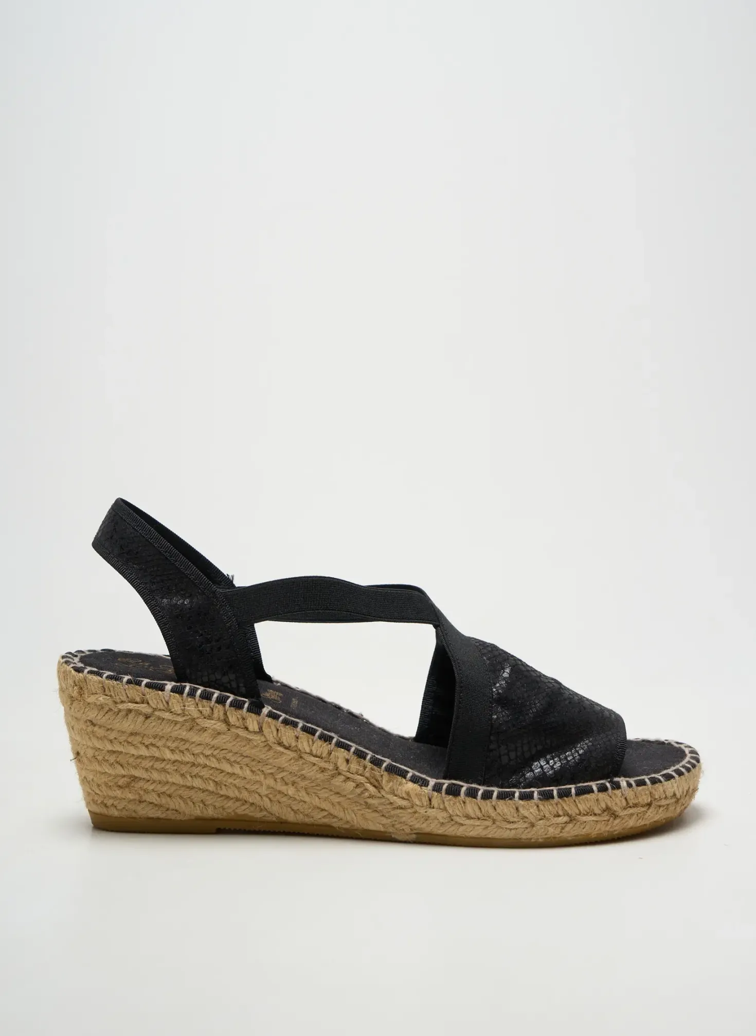 Espadrilles La Maison De L'espadrille Bleu Talon De 4 À 6cm
