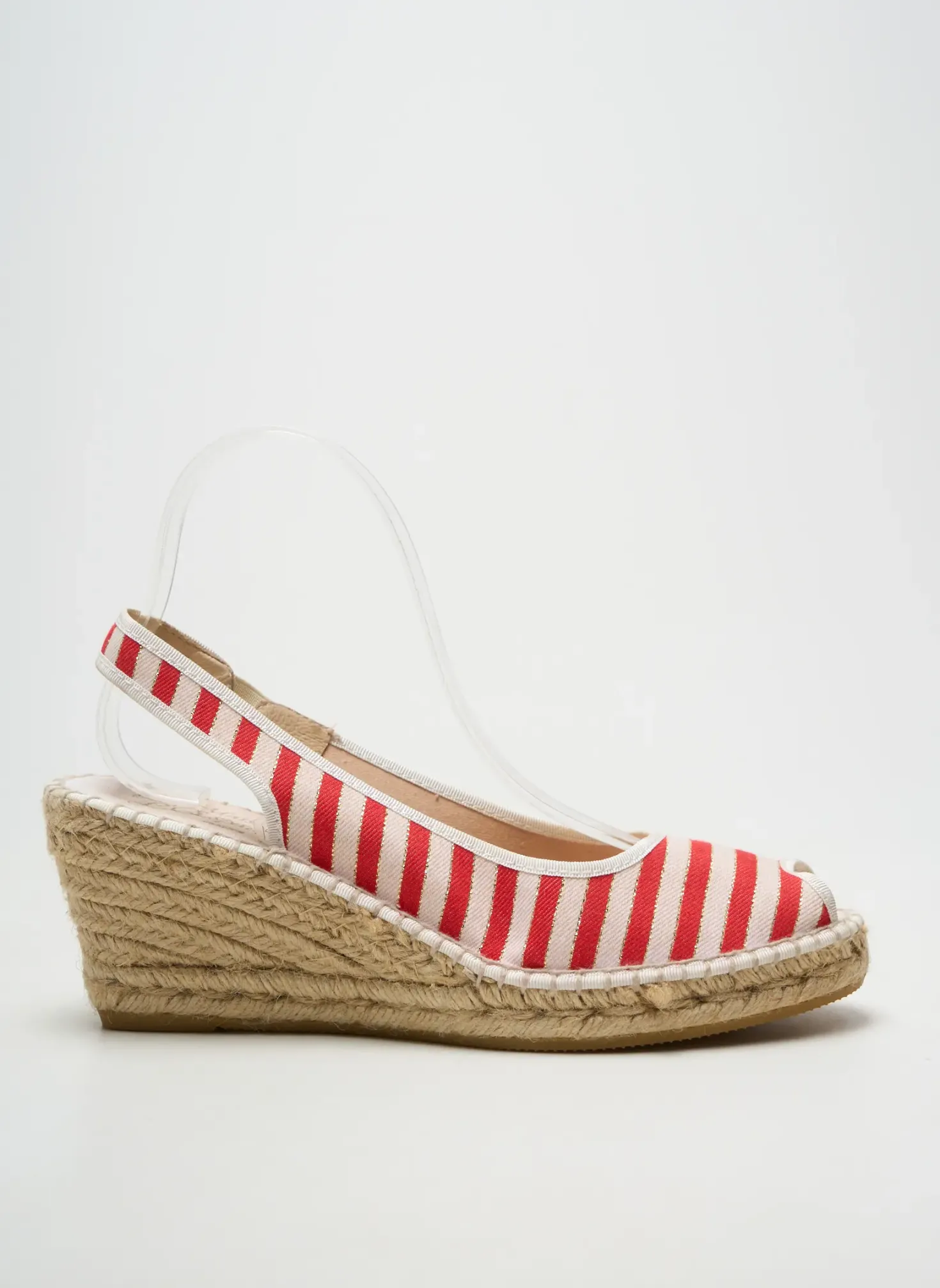 Espadrilles La Maison De L'espadrille Rouge Talon De 7 À 9cm