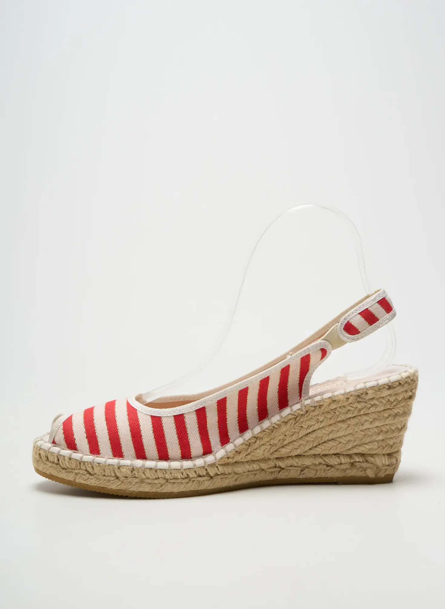 Espadrilles La Maison De L'espadrille Rouge Talon De 7 À 9cm
