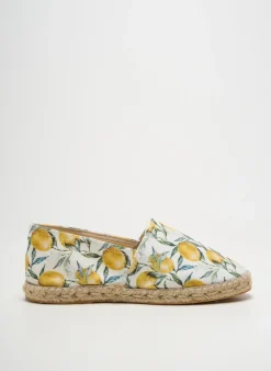 Espadrilles La Maison De L'espadrille Jaune Talon Plat Jusqu'à 3cm
