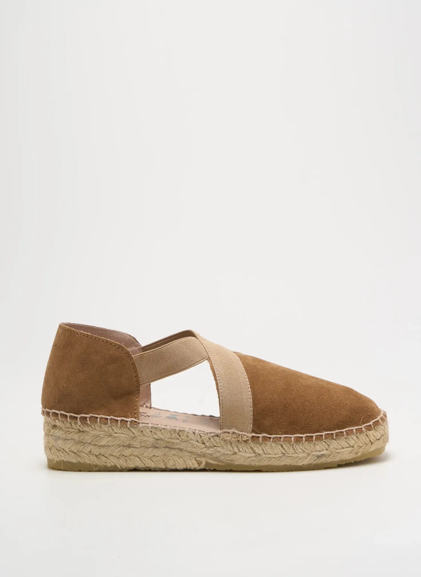 Espadrilles La Maison De L'espadrille Marron Talon Plat Jusqu'à 3cm