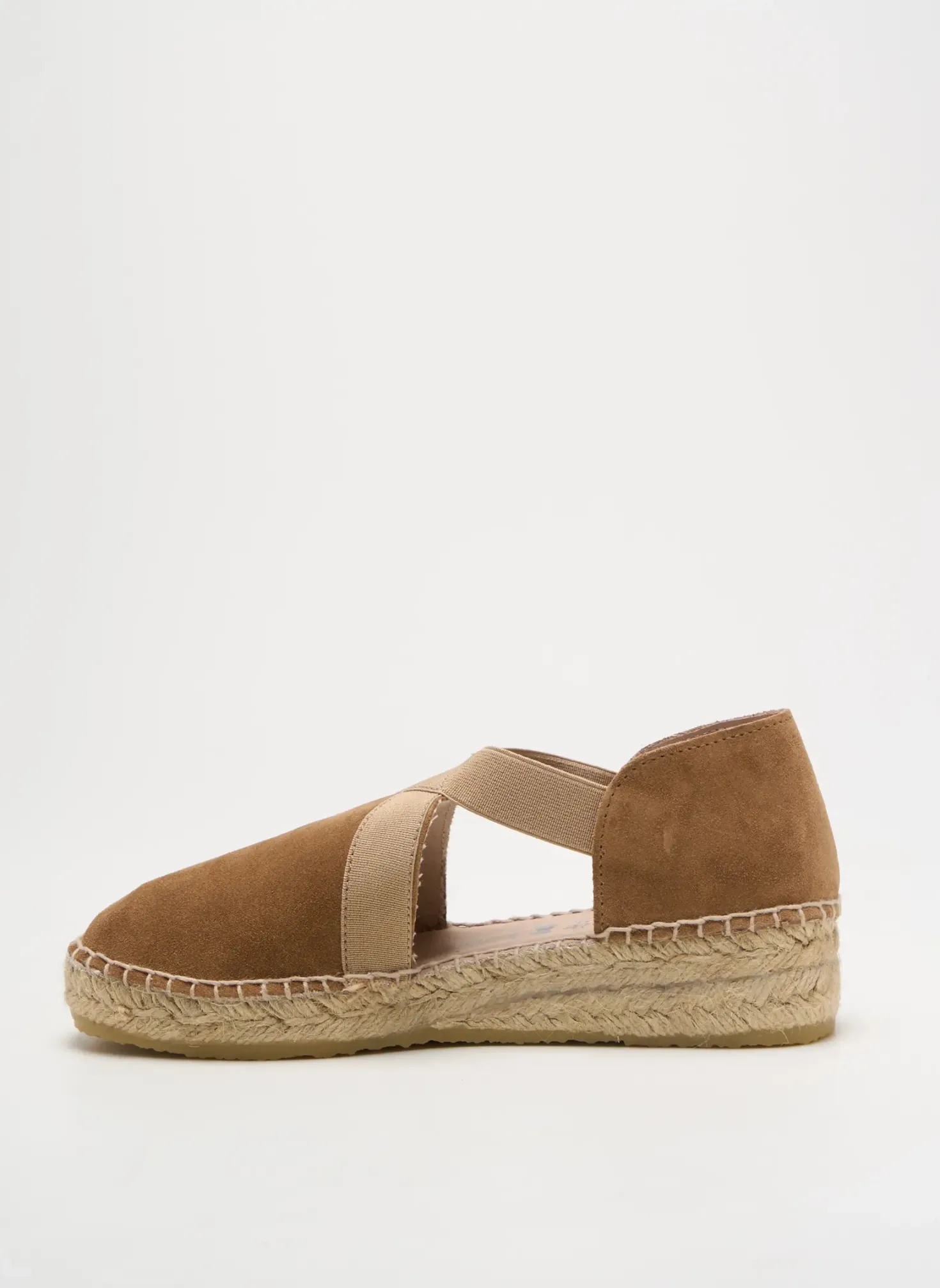 Espadrilles La Maison De L'espadrille Marron Talon Plat Jusqu'à 3cm