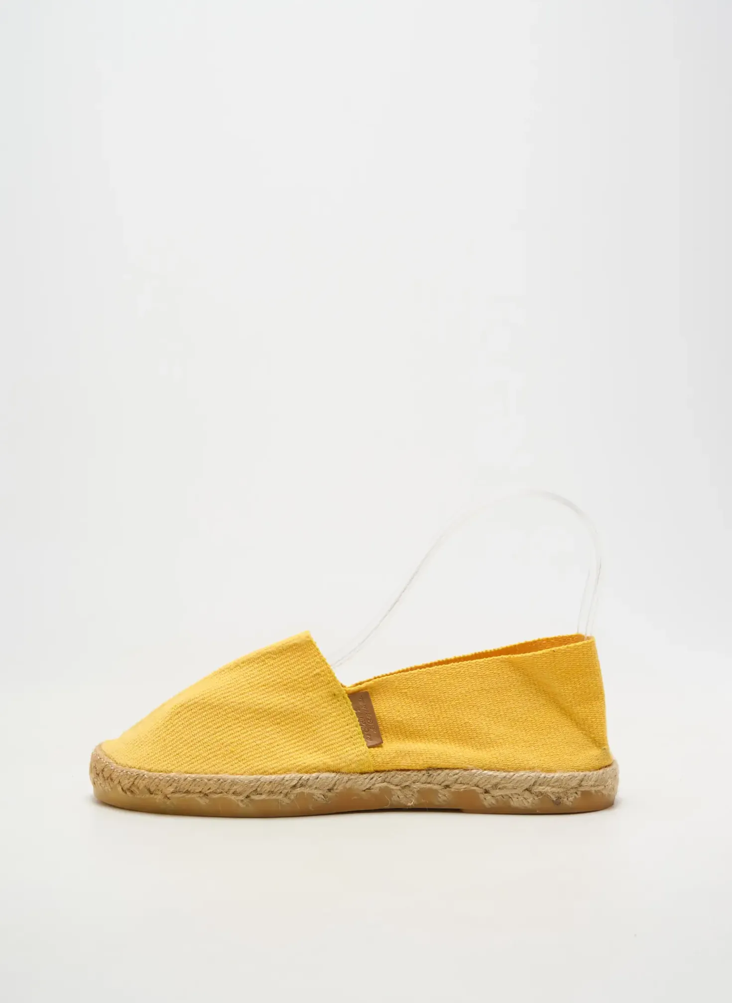 Espadrilles La Maison De L'espadrille Jaune Talon Plat Jusqu'à 3cm
