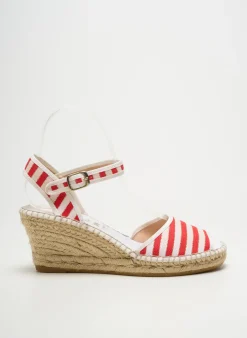Espadrilles La Maison De L'espadrille Rouge Talon De 7 À 9cm