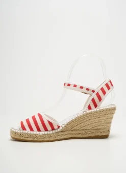 Espadrilles La Maison De L'espadrille Rouge Talon De 7 À 9cm
