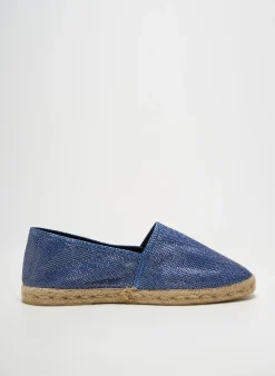 Espadrilles La Maison De L'espadrille Bleu Talon Plat Jusqu'à 3cm
