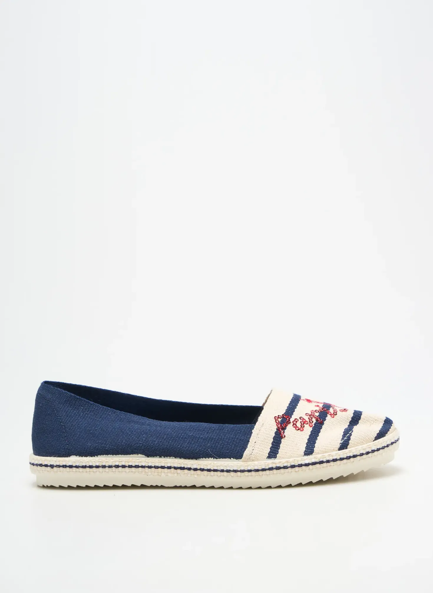 Espadrilles La Vague Bleu Talon Plat Jusqu'à 3cm