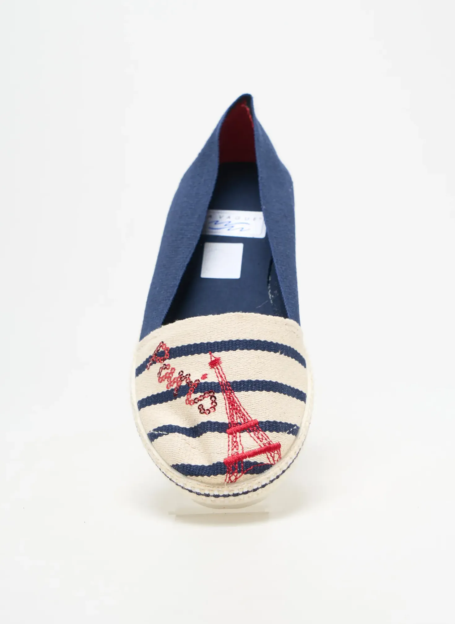 Espadrilles La Vague Bleu Talon Plat Jusqu'à 3cm