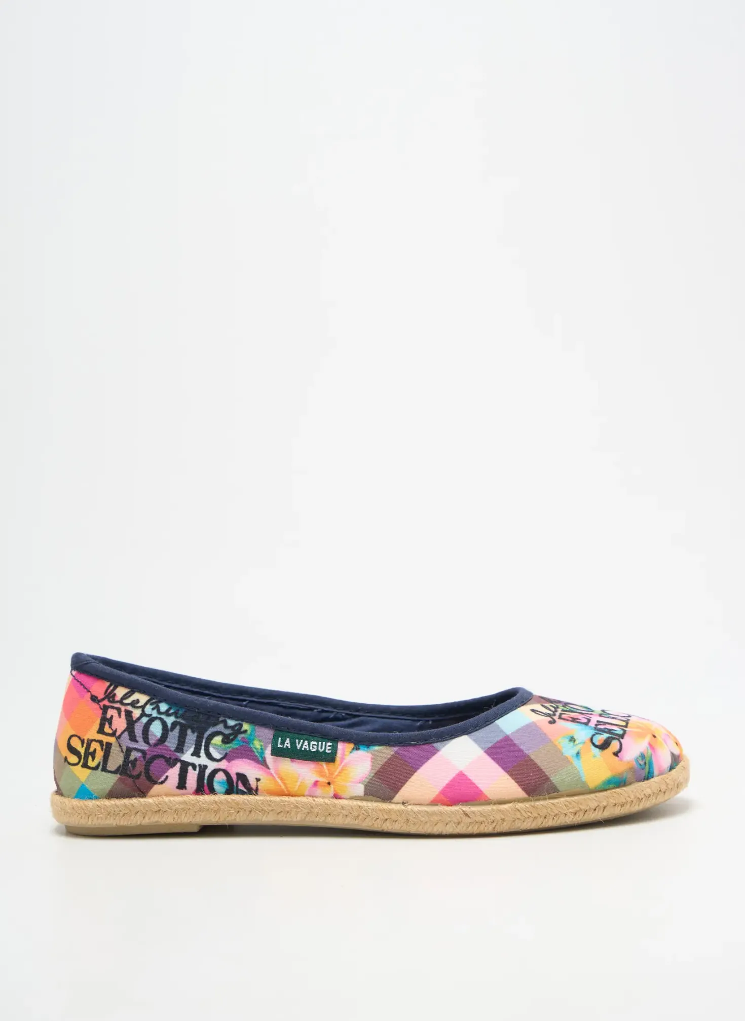 Espadrilles La Vague Bleu Talon Plat Jusqu'à 3cm