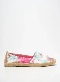 Espadrilles La Vague Rose Talon Plat Jusqu'à 3cm
