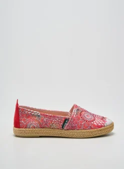 Espadrilles La Vague Rouge Talon Plat Jusqu'à 3cm