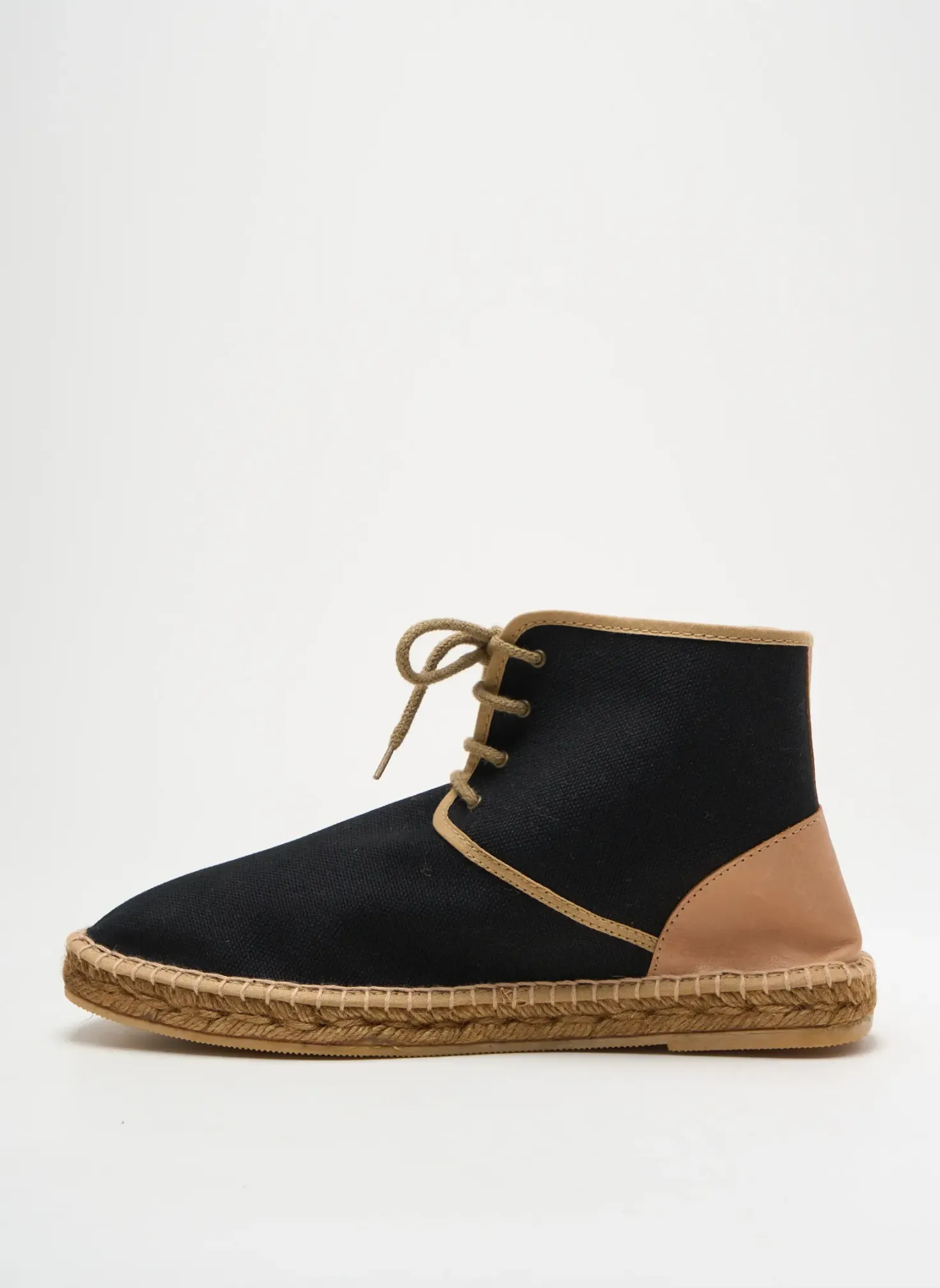 Espadrilles Lormy Noir Bout Rond