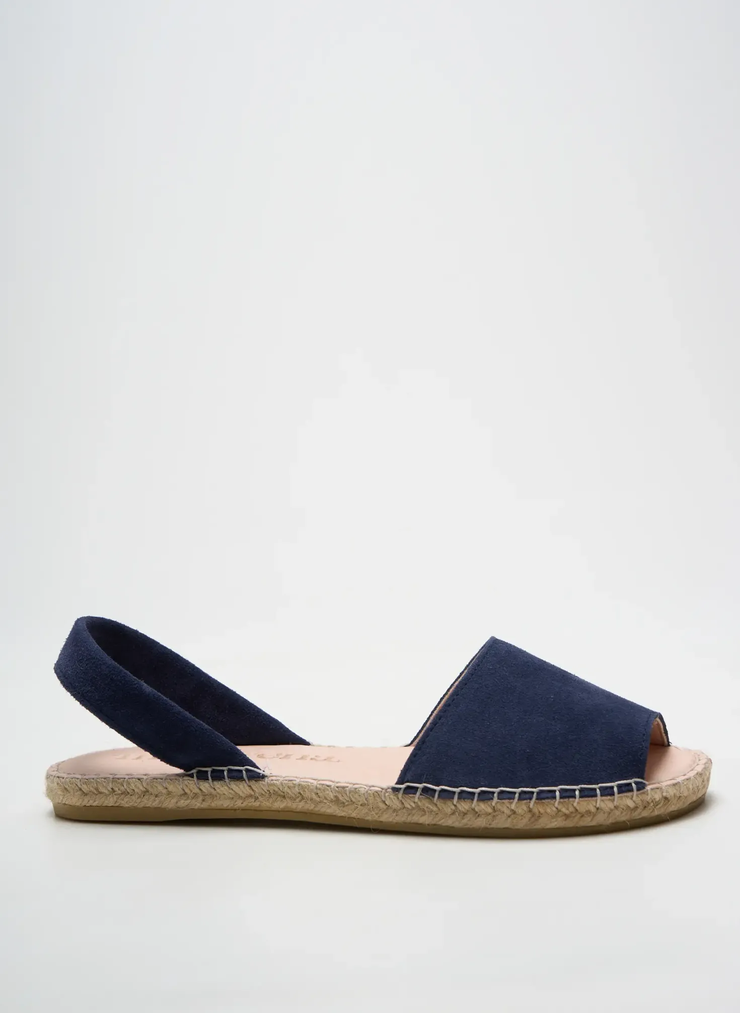 Espadrilles Macarena Bleu Fonce Talon Plat Jusqu'à 3cm