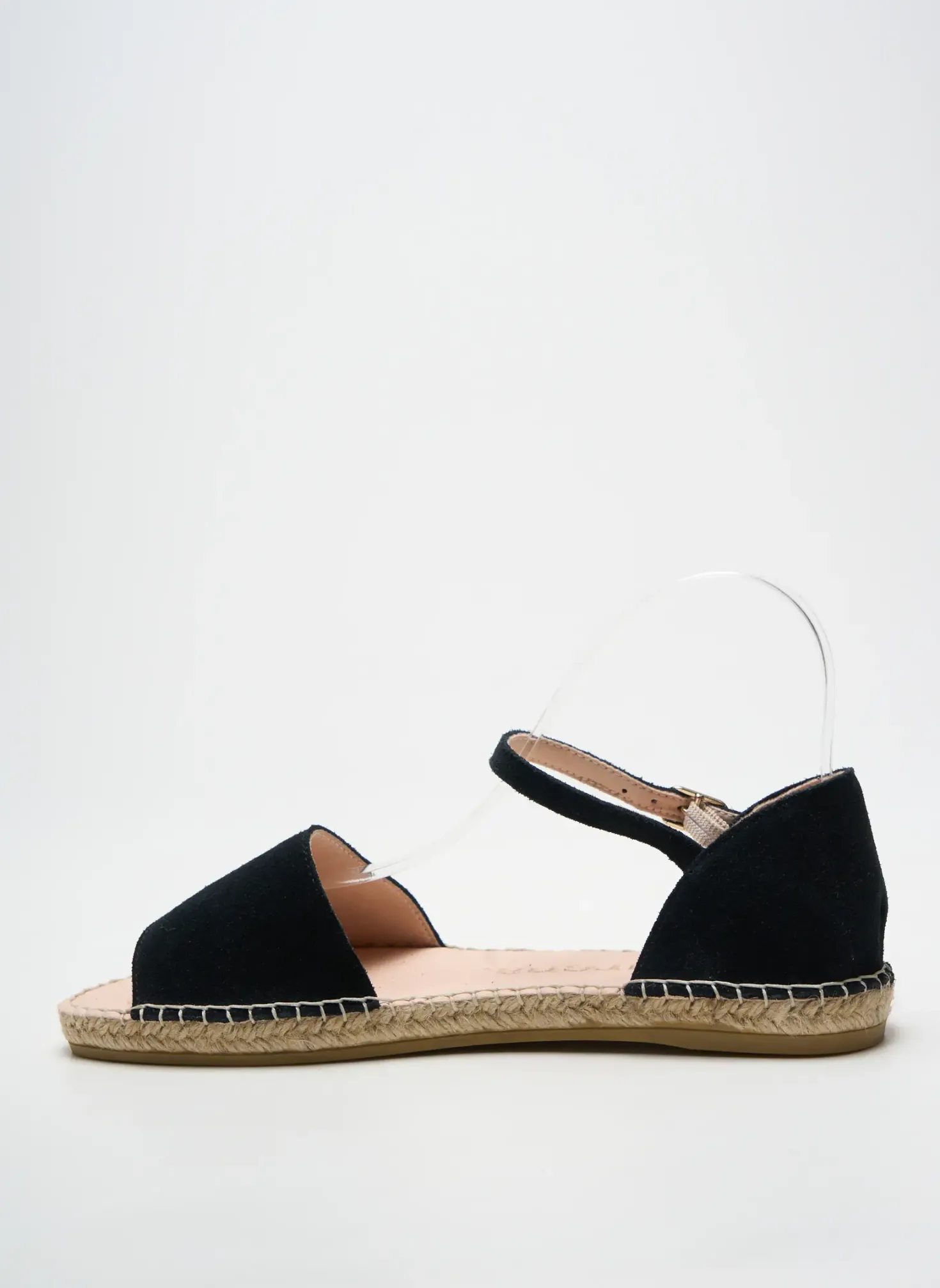 Espadrilles Macarena Noir Talon Plat Jusqu'à 3cm