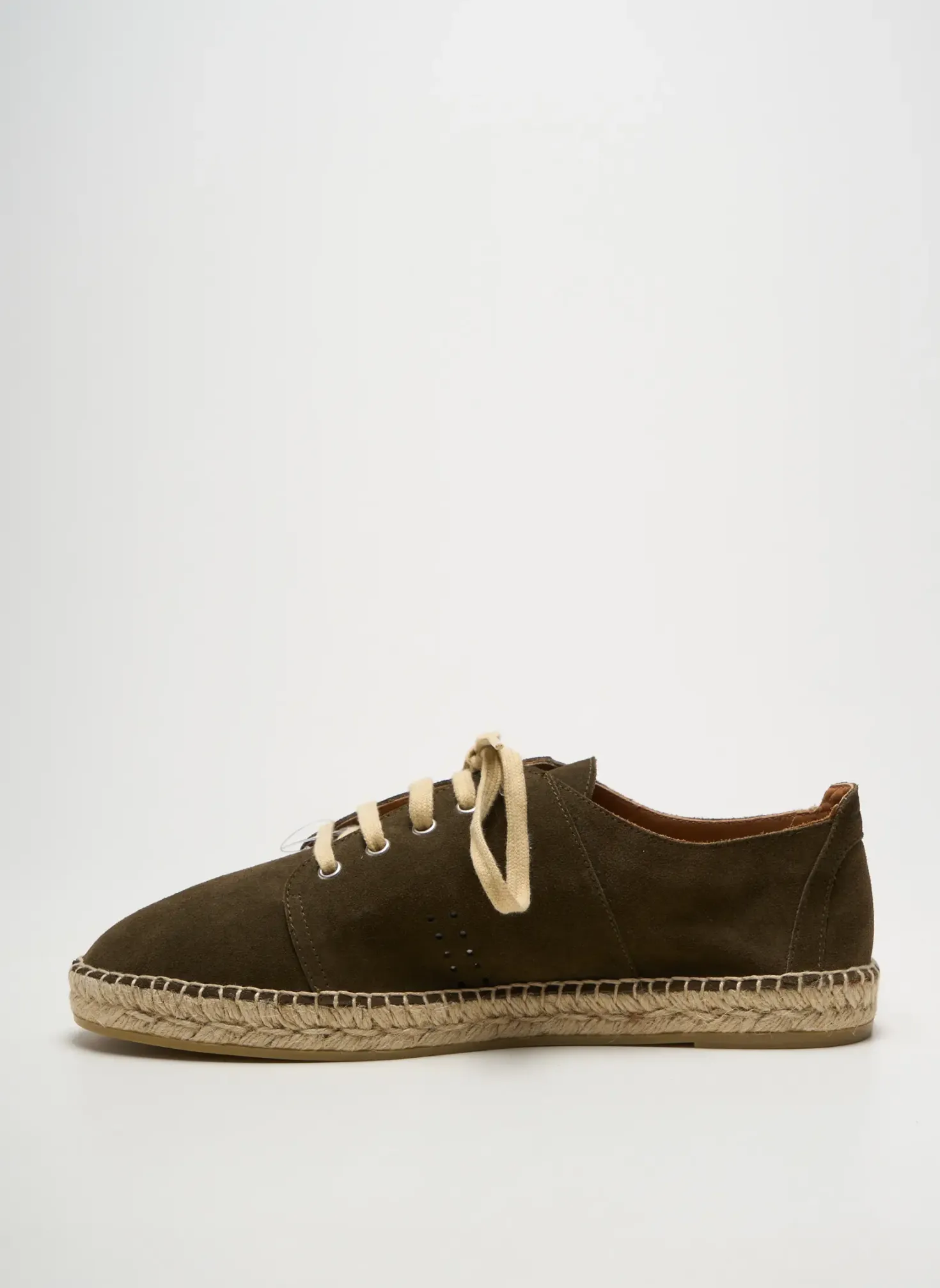 Espadrilles M.moustache Vert Bout Rond