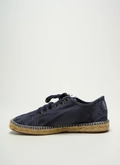 Espadrilles Natural World Bleu Bout Rond