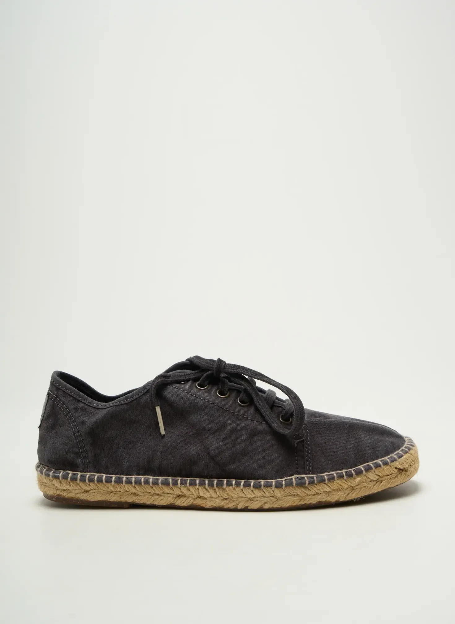 Espadrilles Natural World Noir Bout Rond