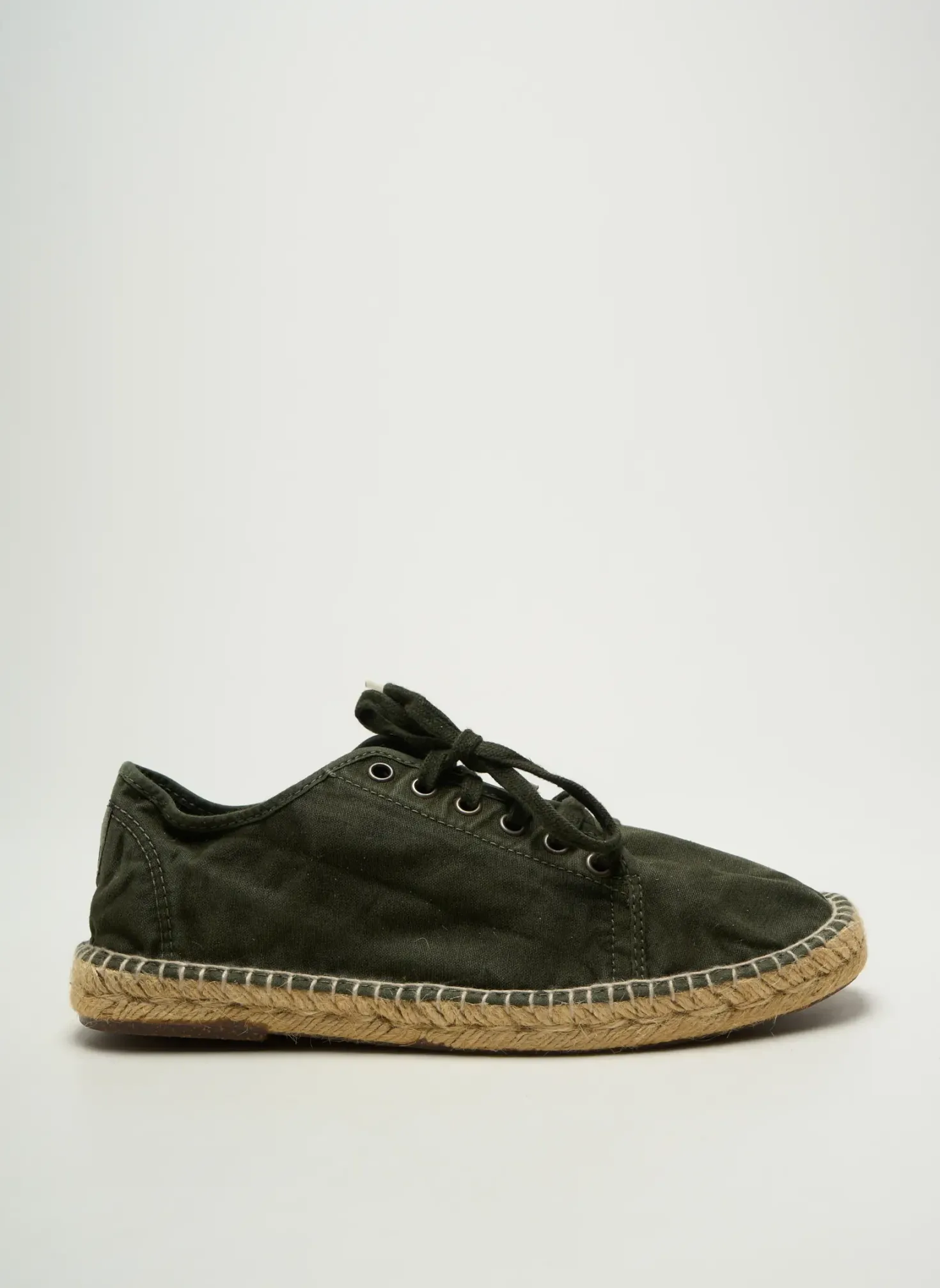 Espadrilles Natural World Vert Bout Rond