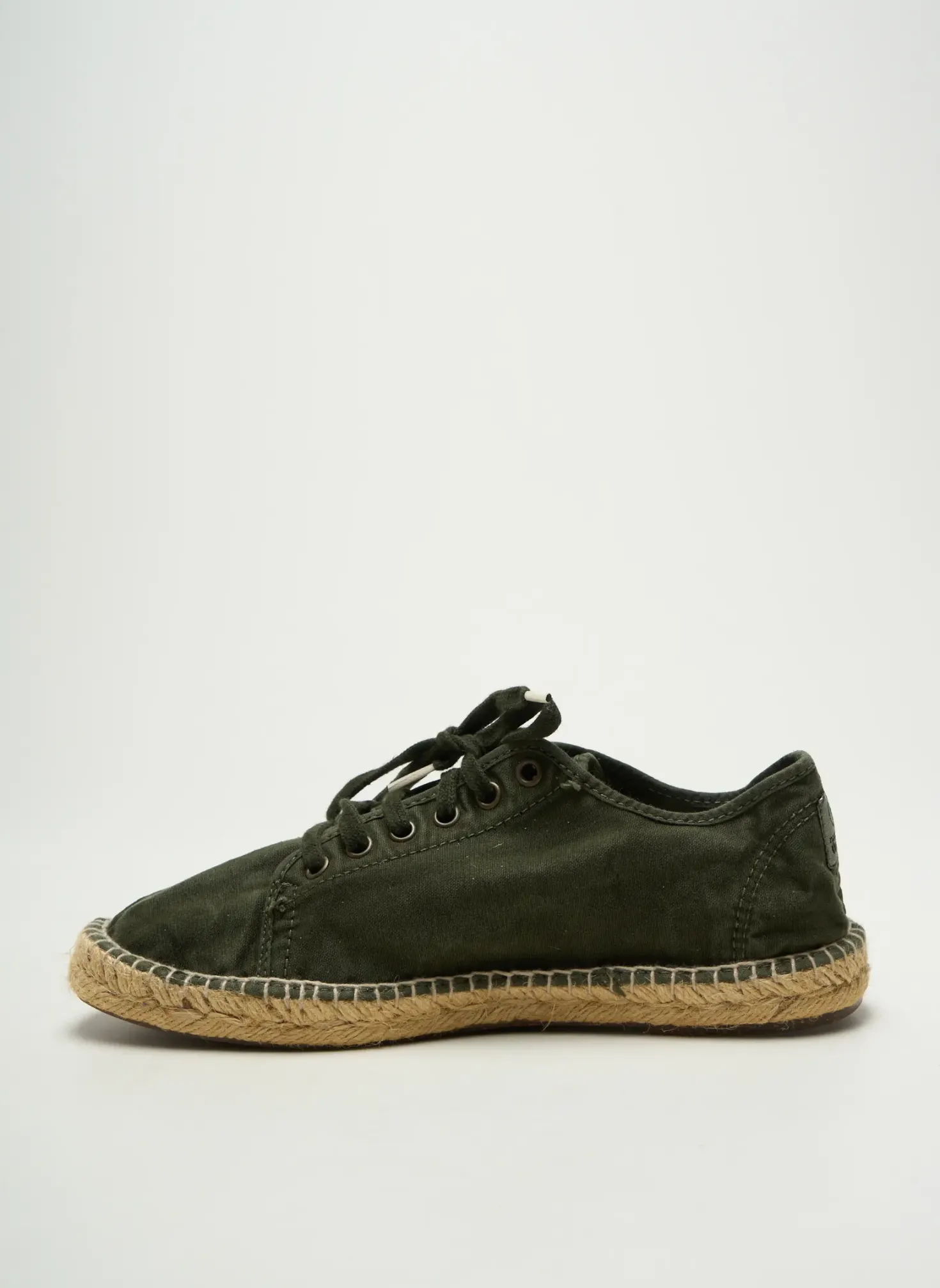 Espadrilles Natural World Vert Bout Rond