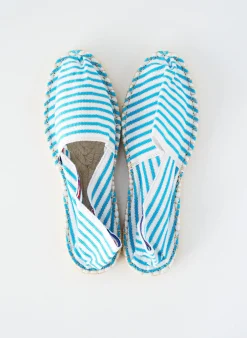 Espadrilles Payote Bleu Talon Plat Jusqu'à 3cm