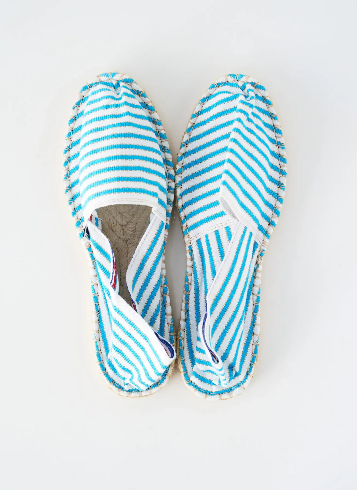 Espadrilles Payote Bleu Talon Plat Jusqu'à 3cm