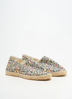 Espadrilles Skfk Vert Talon Plat Jusqu'à 3cm