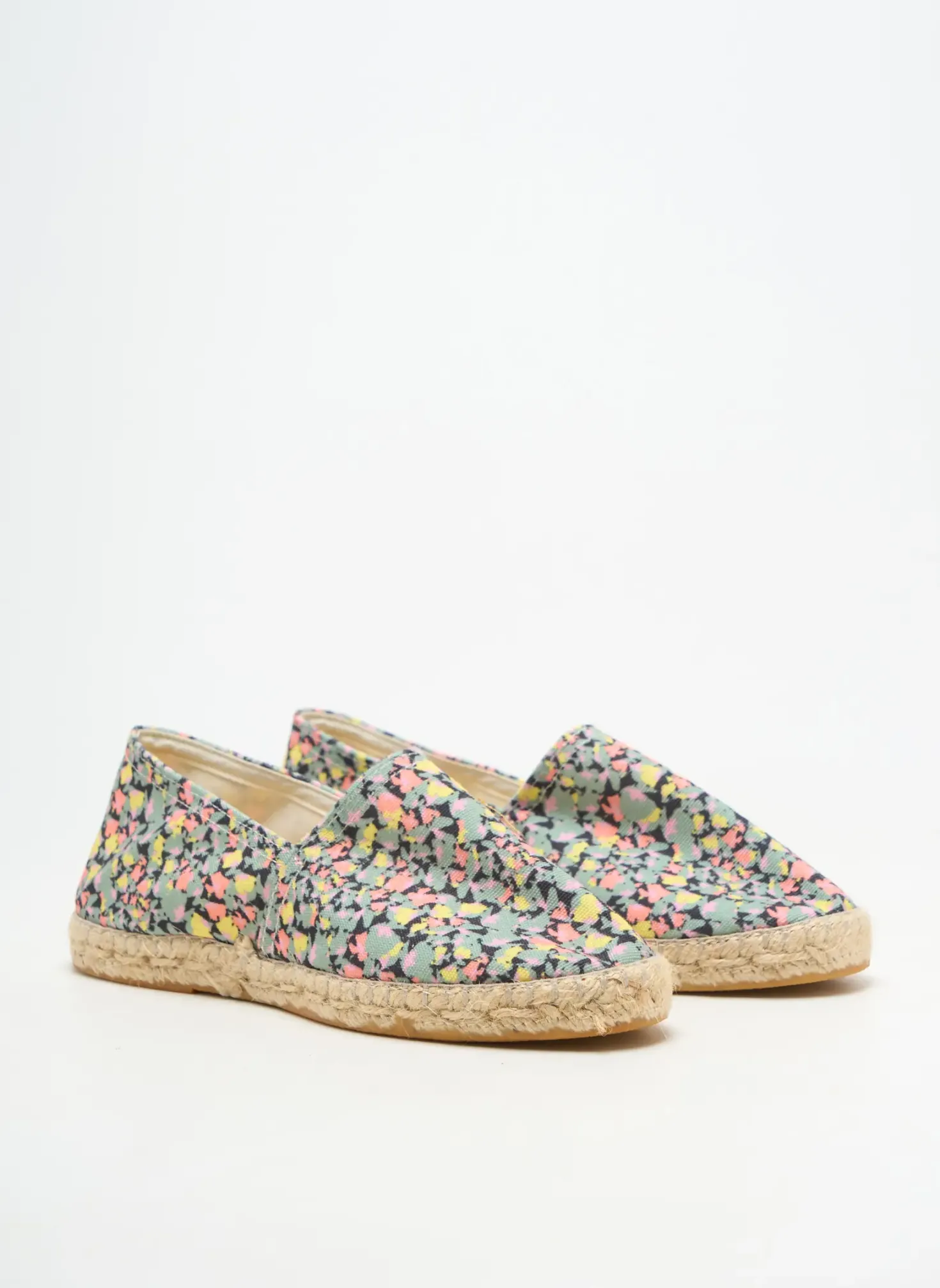 Espadrilles Skfk Vert Talon Plat Jusqu'à 3cm