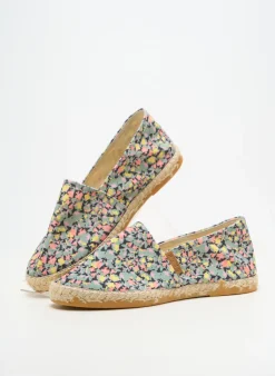 Espadrilles Skfk Vert Talon Plat Jusqu'à 3cm