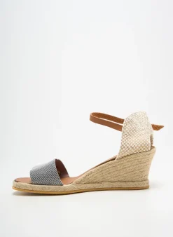 Espadrilles Thierry 21 Noir Talon De 4 À 6cm