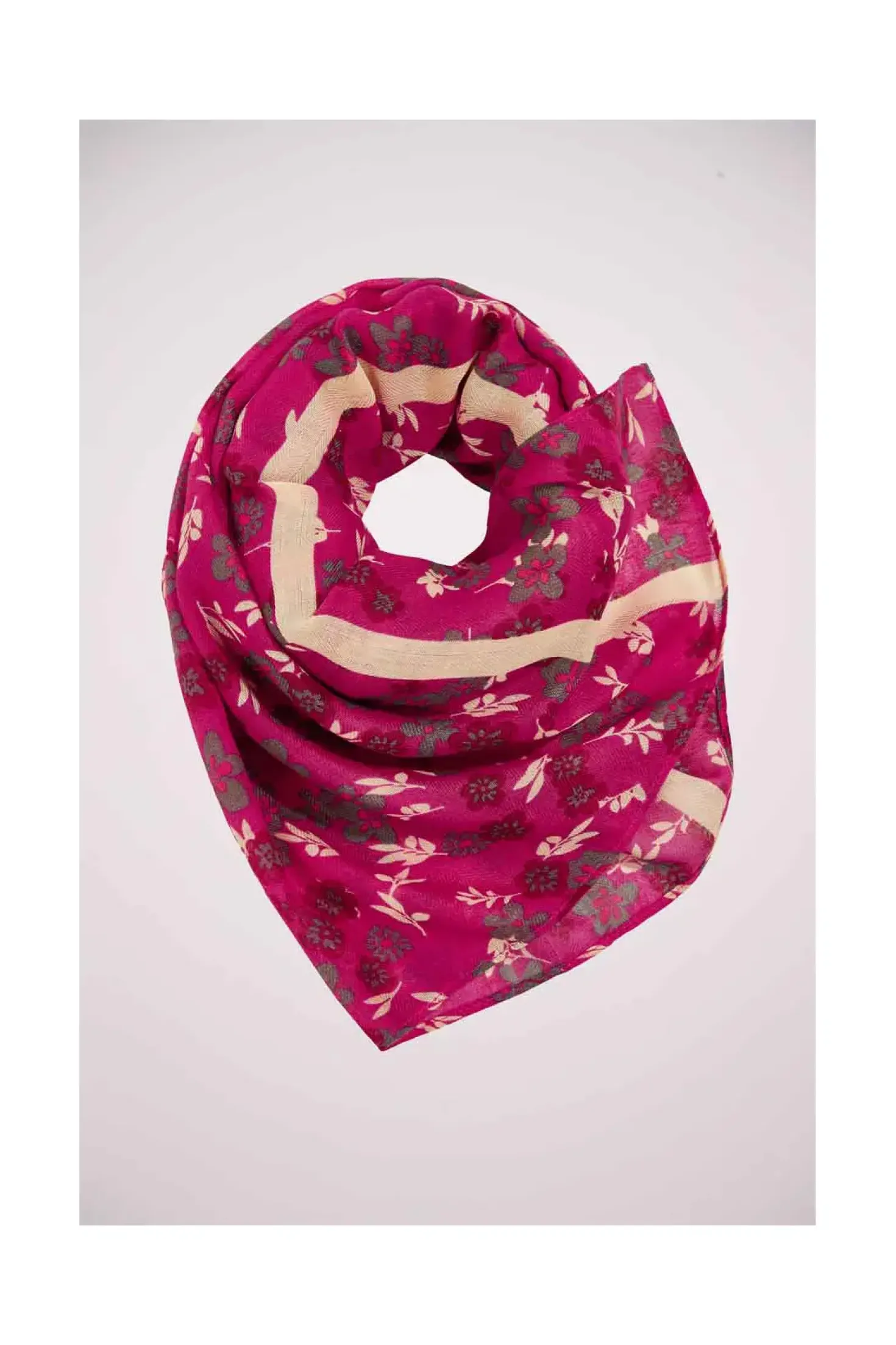 Foulard Esprit Rose