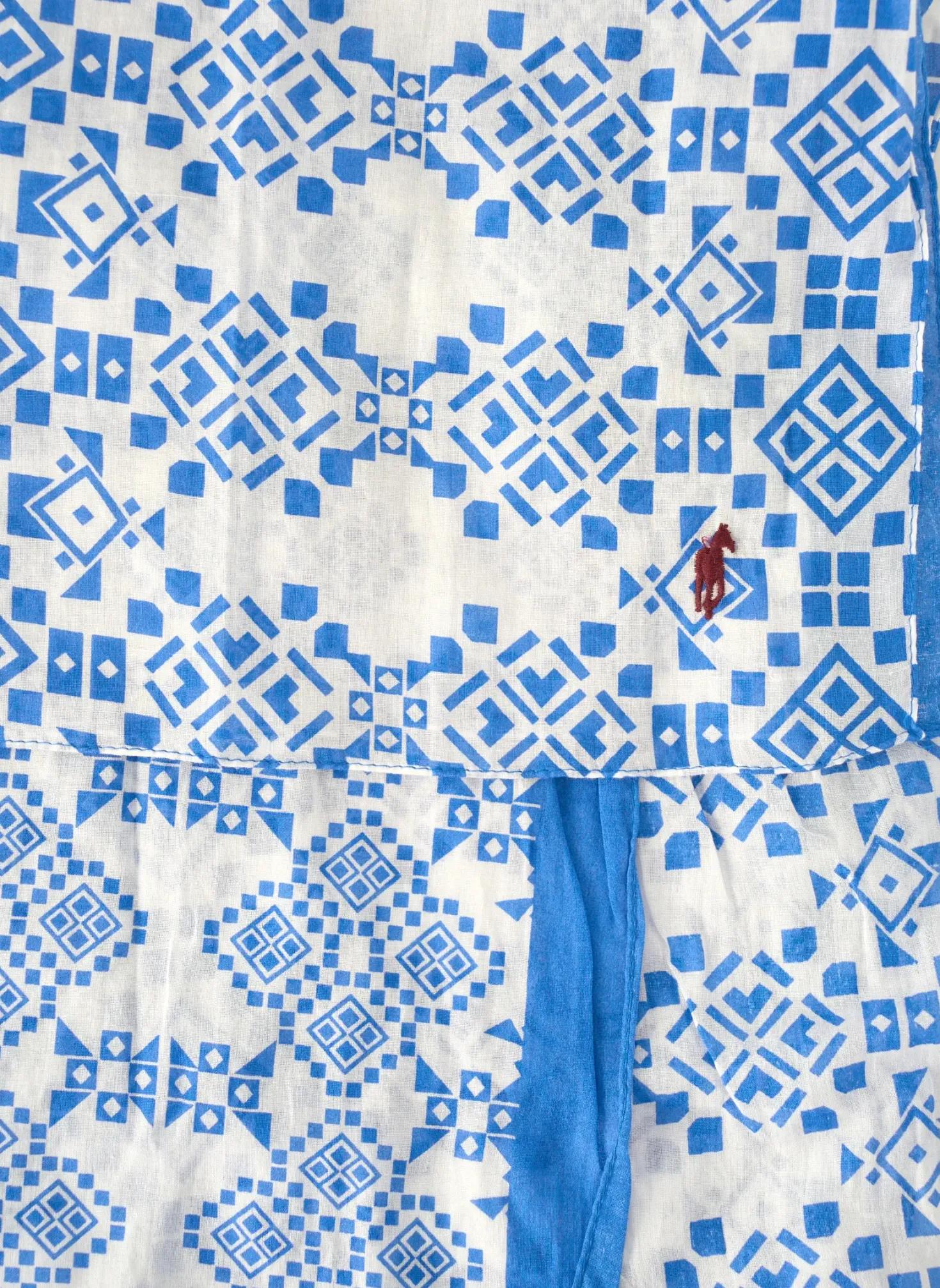 Foulard Gentleman Farmer Bleu