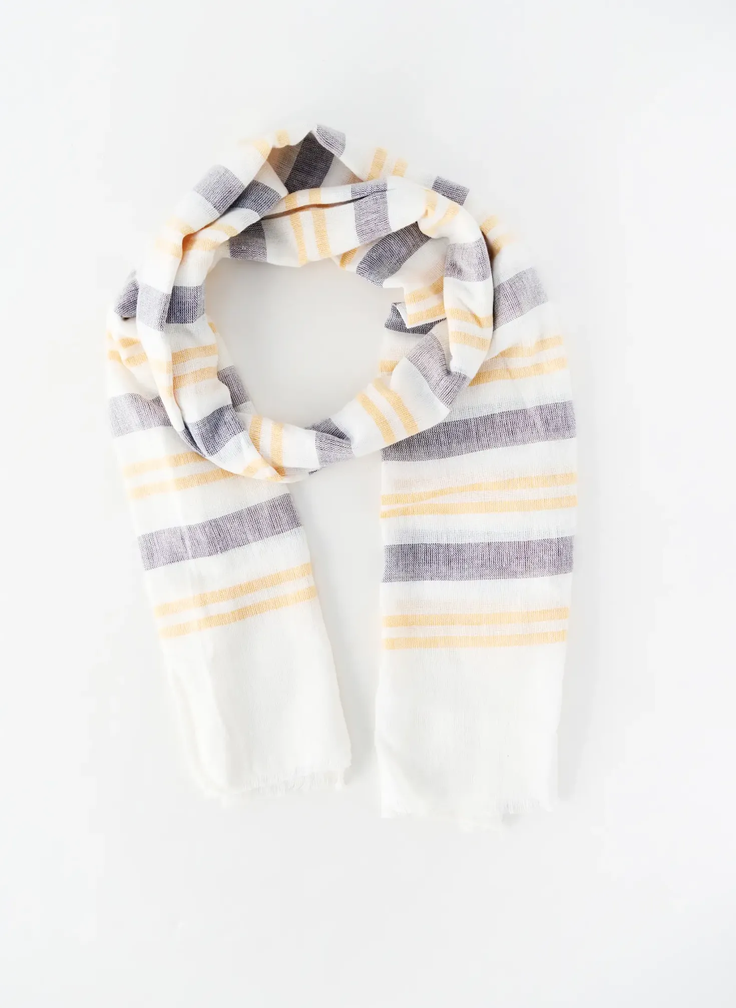 Foulard Jean Baptiste Rautureau Jaune