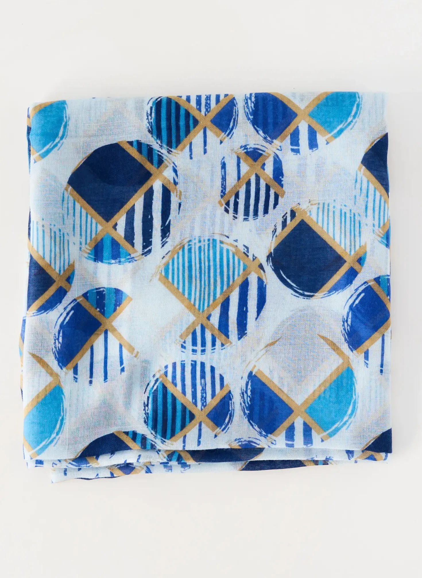 Foulard Jean Baptiste Rautureau Bleu