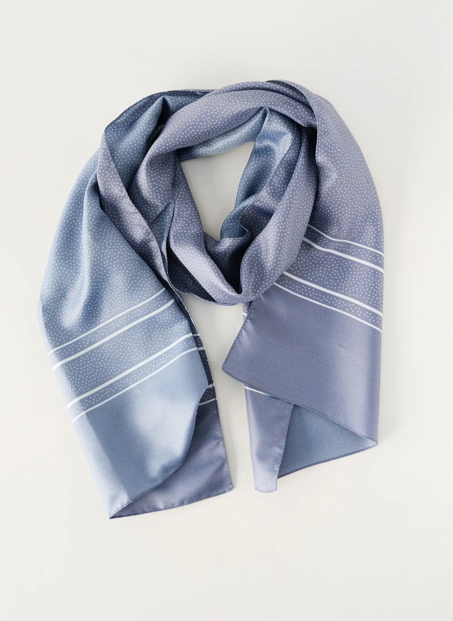 Foulard Jean Baptiste Rautureau Bleu